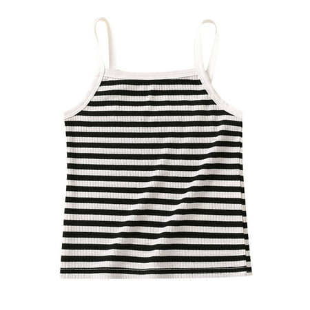 Tops For Girls Kids Toddler Baby Girls Spring Summer Sleeveless Striped Vest Clothing For 6-7 Years
Tops For Girls Kids Toddler Baby Girls Spring Summer Sleeveless Striped Vest Clothing For 6-7 Years