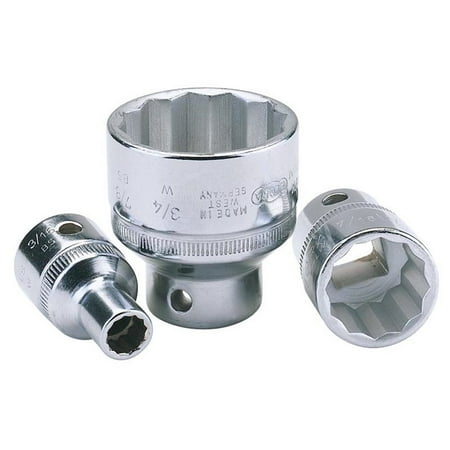 Draper 770-Lw 1/2Bsw 1/2 Square Drive Elora Bi-Hexagon Socket