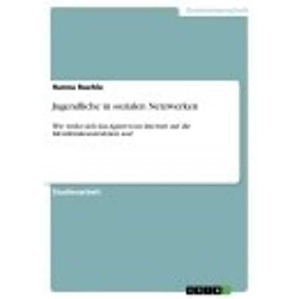 Jugendliche in sozialen Netzwerken - eBook