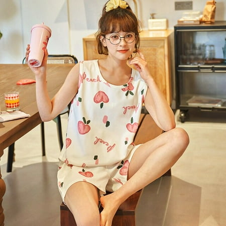 QWZNDZGR Summer Pyjamas Women Leisure Shorts Plus Size Pajamas Pullover Home Clothes Suit Sleepwear Cotton Sleep Tops Vest Sexy Pijama
QWZNDZGR Summer Pyjamas Women Leisure Shorts Plus Size Pajamas Pullover Home Clothes Suit Sleepwear Cotton Sleep Tops Vest Sexy Pijama