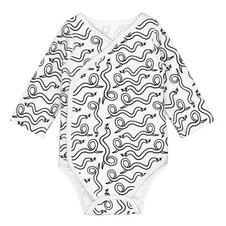 Coaee Hand Drawn Snake for Soft Cotton Baby Long-Sleeve Bodysuit Girls Boys Bodysuit Romper
Coaee Hand Drawn Snake for Soft Cotton Baby Long-Sleeve Bodysuit Girls Boys Bodysuit Romper