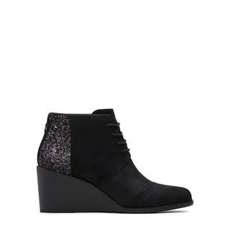 TOMS Hyde Women/Adult shoe size Women 9.5 Casual 10017368 Black Metallic