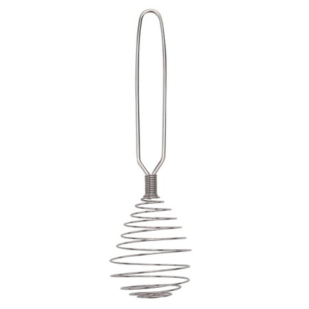 Spring Coil Wire Whisk Hand Mixer Egg Beater Stainless Steel Tool