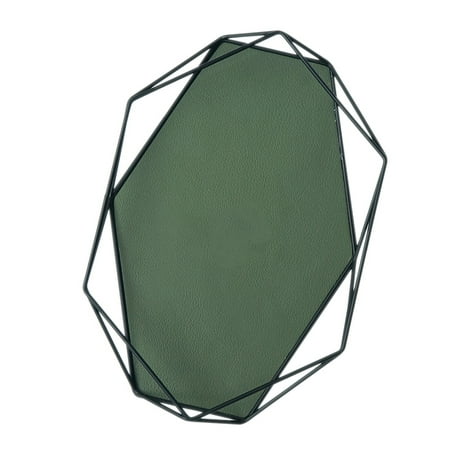 Coffee Trays Table Storage Plate for Makeup Perfume Black Tray with Leather Cake Stands Food Saucer Green
Coffee Trays Table Storage Plate for Makeup Perfume Black Tray with Leather Cake Stands Food Saucer Green