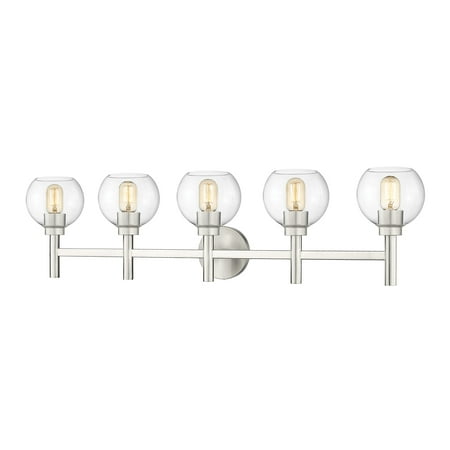 Z-Lite 7502-5V Sutton 5 Light 40 Wide Vanity Light - Nickel 
Z-Lite 7502-5V Sutton 5 Light 40 Wide Vanity Light - Nickel