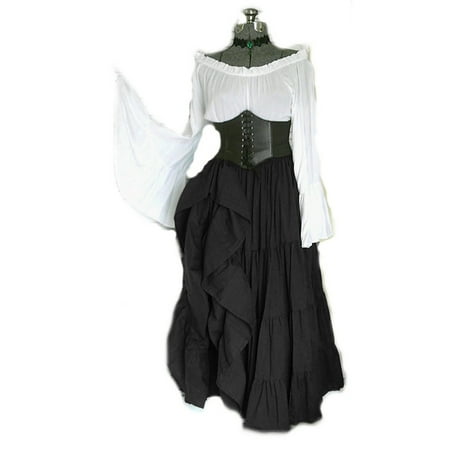 SHerrylily Women Vintage Retro Vogue Flare Sleeve Chemise Corset Outfit Waist Cosplay Dresses Plus Size
SHerrylily Women Vintage Retro Vogue Flare Sleeve Chemise Corset Outfit Waist Cosplay Dresses Plus Size