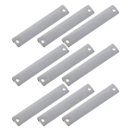 NUOLUX 10 Pcs Mirror Stainless Steel Hanging Pendant Accessories DIY Hanging Plating Decorations Double Holes Connector Piece (Silver)
NUOLUX 10 Pcs Mirror Stainless Steel Hanging Pendant Accessories DIY Hanging Plating Decorations Double Holes Connector Piece (Silver)