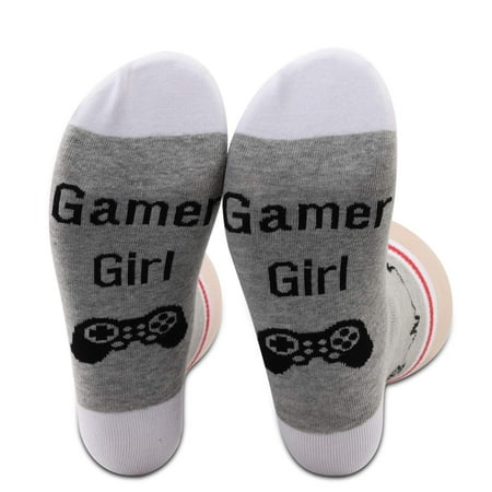 PXTIDY 2 Pairs Girl Gamer Socks Gaming Gamer Girl Crew Socks Funny Video Gamer Gift Gaming Lover Socks for A Girl Who Loves Games(Gamer Girl)
PXTIDY 2 Pairs Girl Gamer Socks Gaming Gamer Girl Crew Socks Funny Video Gamer Gift Gaming Lover Socks for A Girl Who Loves Games(Gamer Girl)