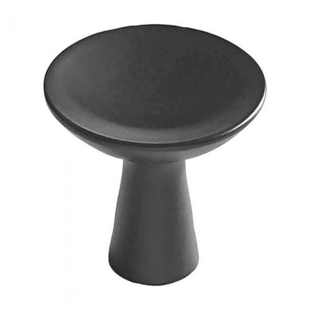 2.31 in. Dia. Door Knob Hook Matte Black