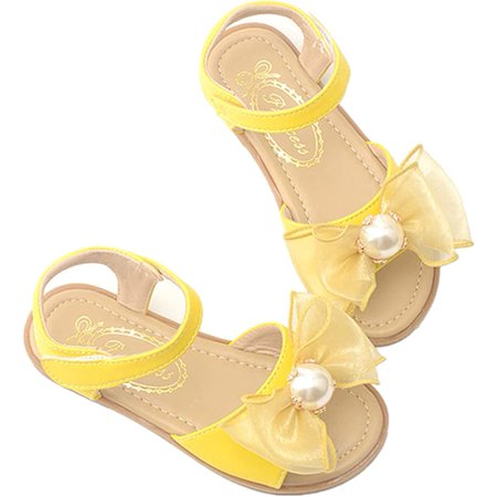 Toddler Girl Sandals Summer Outdoor Open Toe Ankle Strap Bow Flat Sandals Princess Dress Shoes (Toddler/Little Kid)
Toddler Girl Sandals Summer Outdoor Open Toe Ankle Strap Bow Flat Sandals Princess Dress Shoes (Toddler/Little Kid)