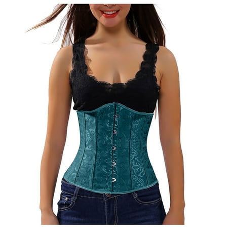 XIAOFFENN Waist Trainer for Women Tummy Control Workout Waist Cincher Shapewear Body Shaper Workout Girdle Green XX-Large
XIAOFFENN Waist Trainer for Women Tummy Control Workout Waist Cincher Shapewear Body Shaper Workout Girdle Green XX-Large