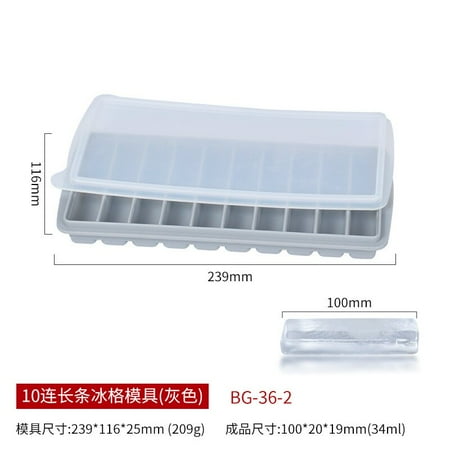 Ten Finger Ice Grid Silicone Mold Platinum Silicone Strip Ice Making Mould with Lid Summer Freezing Mould
Ten Finger Ice Grid Silicone Mold Platinum Silicone Strip Ice Making Mould with Lid Summer Freezing Mould