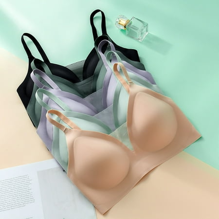 dianhelloya sports bras for women Women Bra Invisible Buckle Padded Solid Color Back Closure Adjustable Support Breast Breathable Seamless Sports Brassieres for Daily Wear
dianhelloya sports bras for women Women Bra Invisible Buckle Padded Solid Color Back Closure Adjustable Support Breast Breathable Seamless Sports Brassieres for Daily Wear