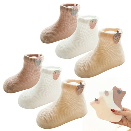 3 Pairs Summer Mesh Cotton Socks for Baby Boys Toddler Girls Socks for Infant Newborn Socks - S
3 Pairs Summer Mesh Cotton Socks for Baby Boys Toddler Girls Socks for Infant Newborn Socks - S