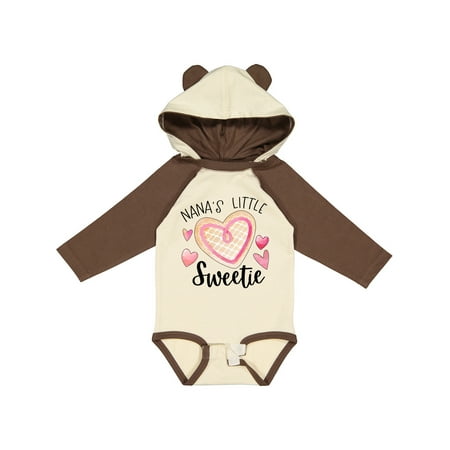 Inktastic Nana s Little Sweetie with Pink Heart Cookie Gift Baby Boy or Baby Girl Long Sleeve Bodysuit
Inktastic Nana s Little Sweetie with Pink Heart Cookie Gift Baby Boy or Baby Girl Long Sleeve Bodysuit