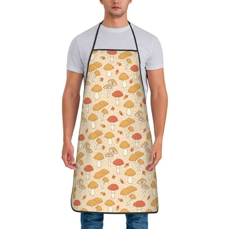 Xecao Autumn Mushrooms Print Funny BBQ Chef Aprons for Men Women Adjustable Kitchen Cooking Aprons with Pocket Waterproof Oil Proof No Pilling Fading
Xecao Autumn Mushrooms Print Funny BBQ Chef Aprons for Men Women Adjustable Kitchen Cooking Aprons with Pocket Waterproof Oil Proof No Pilling Fading