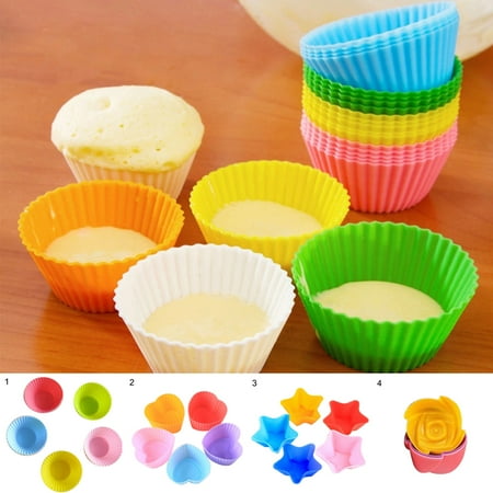 UDIYO 20Pcs Silicone Baking Cups Reusable Cupcake Liners Non-Stick Muffin Cups Cake Molds Cupcake Holder Round Heart Star Flower Shape Design
UDIYO 20Pcs Silicone Baking Cups Reusable Cupcake Liners Non-Stick Muffin Cups Cake Molds Cupcake Holder Round Heart Star Flower Shape Design