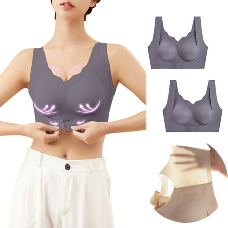Hunpta Sports Bras For Women Bralette Womens 2PCS Seamless Rimless Tank Style Bra Beauty Chest Pads Bra Daily Sport Underwear
Hunpta Sports Bras For Women Bralette Womens 2PCS Seamless Rimless Tank Style Bra Beauty Chest Pads Bra Daily Sport Underwear