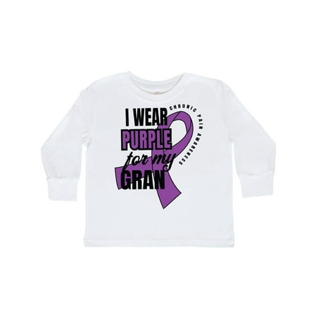 Inktastic Chronic Pain I Wear Purple For My Gran Gift Toddler Boy or Toddler Girl Long Sleeve T-Shirt
Inktastic Chronic Pain I Wear Purple For My Gran Gift Toddler Boy or Toddler Girl Long Sleeve T-Shirt
