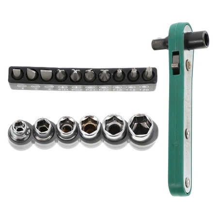 1 Set Professional Repairing Wrench Kit Sturdy Ratchet Wrench with Bit Sleeves
1 Set Professional Repairing Wrench Kit Sturdy Ratchet Wrench with Bit Sleeves