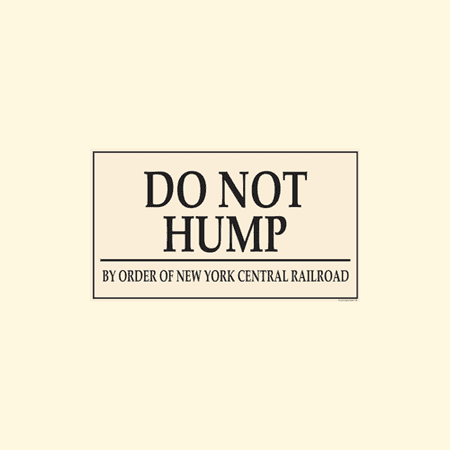 Do Not Hump Porcelain Refrigerator Magnet