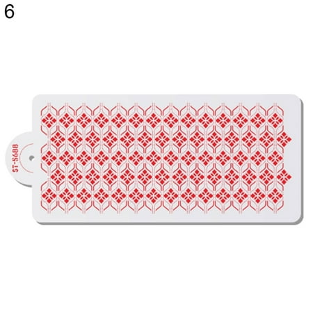 UDIYO Template Cake Spray Mold Floral Pattern Reusable PET Hand Painting Cutting Die for Bakery
UDIYO Template Cake Spray Mold Floral Pattern Reusable PET Hand Painting Cutting Die for Bakery