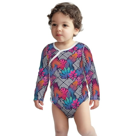 Fotbe Tropical Leaves Pattern Unisex-baby Long-sleeve Bodysuit Long Sleeve Bodysuits One-piece 100% Organic Cotton for Infant Baby Boys Unisex-6 Months
Fotbe Tropical Leaves Pattern Unisex-baby Long-sleeve Bodysuit Long Sleeve Bodysuits One-piece 100% Organic Cotton for Infant Baby Boys Unisex-6 Months