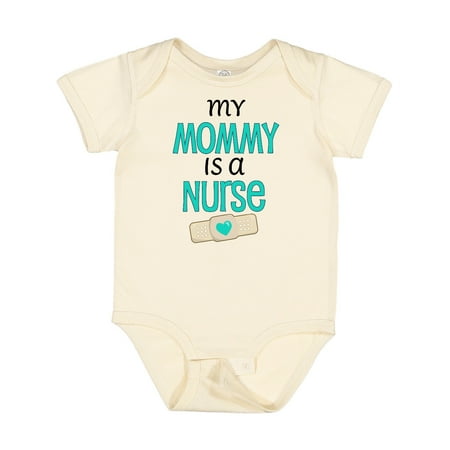 Inktastic My Mommy is a Nurse Gift Baby Boy or Baby Girl Bodysuit