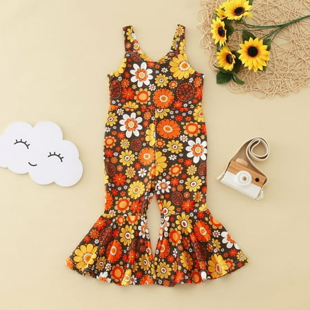niuredltd toddler girls sleeveless floral prints romper bell bottoms flare jumpsuit
niuredltd toddler girls sleeveless floral prints romper bell bottoms flare jumpsuit