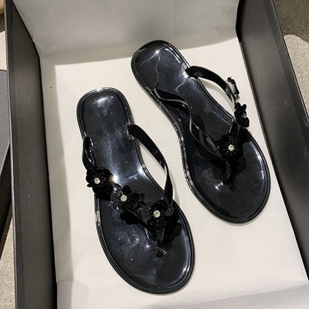 Cathalem Slippers for Women Summer Flip Flops Spring And Summer Flat Women s Sandals Flip-Flops Flower Fashion Women s slipper Shoes Black 9
Cathalem Slippers for Women Summer Flip Flops Spring And Summer Flat Women s Sandals Flip-Flops Flower Fashion Women s slipper Shoes Black 9