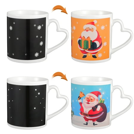 Hemoton 2PCS Christmas Morphing Mugs Heat Sensitive Ceramic Mug Images Revealed Coffee Cup for Gift Friends Family
Hemoton 2PCS Christmas Morphing Mugs Heat Sensitive Ceramic Mug Images Revealed Coffee Cup for Gift Friends Family