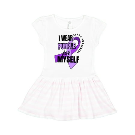 Inktastic I Wear Purple For Myself Lupus Awareness Gift Toddler Girl Dress 
Inktastic I Wear Purple For Myself Lupus Awareness Gift Toddler Girl Dress