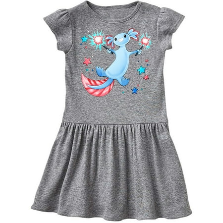 Inktastic 4th of July Cute Blue Axolotl with Sparklers and Stars Gift Toddler Girl Dress
Inktastic 4th of July Cute Blue Axolotl with Sparklers and Stars Gift Toddler Girl Dress