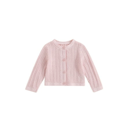 Qtinghua Infant Toddler Baby Girls Knit Cardigan Long Sleeve Round Neck Solid Color Button Down Sweater Outwear
Qtinghua Infant Toddler Baby Girls Knit Cardigan Long Sleeve Round Neck Solid Color Button Down Sweater Outwear
