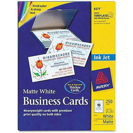 avery business card perforated inkjet cards
