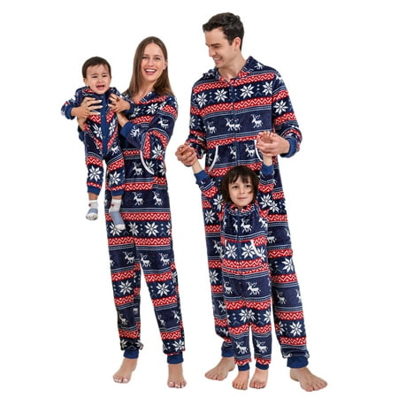 AMILIEe Matching Family Pajamas Hoodie Sleeper Christmas PJ s Snowflake Plush Cozy Warm Jumpsuit
AMILIEe Matching Family Pajamas Hoodie Sleeper Christmas PJ s Snowflake Plush Cozy Warm Jumpsuit