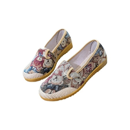 SIMANLAN Womens Canvas Shoes Slip-On Loafers Comfort Flats Ladies Lightweight Casual Shoe Non Slip Beige 5
SIMANLAN Womens Canvas Shoes Slip-On Loafers Comfort Flats Ladies Lightweight Casual Shoe Non Slip Beige 5