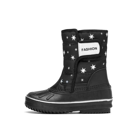 Eloshman Kids Boys & Girls Winter Snow Boots Mid Calf Outdoor Waterproof Warm Boots Black 5.5
Eloshman Kids Boys & Girls Winter Snow Boots Mid Calf Outdoor Waterproof Warm Boots Black 5.5