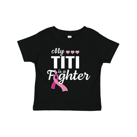Inktastic Breast Cancer Awareness My Titi is a Fighter Gift Toddler Boy or Toddler Girl T-Shirt
Inktastic Breast Cancer Awareness My Titi is a Fighter Gift Toddler Boy or Toddler Girl T-Shirt
