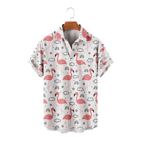 MLFU Teens Mens Beach Aloha Casual Holiday Shirt Tropical Flamingo Printed Shirt Basic Clothes Sizes Kids-Adult Unisex
MLFU Teens Mens Beach Aloha Casual Holiday Shirt Tropical Flamingo Printed Shirt Basic Clothes Sizes Kids-Adult Unisex