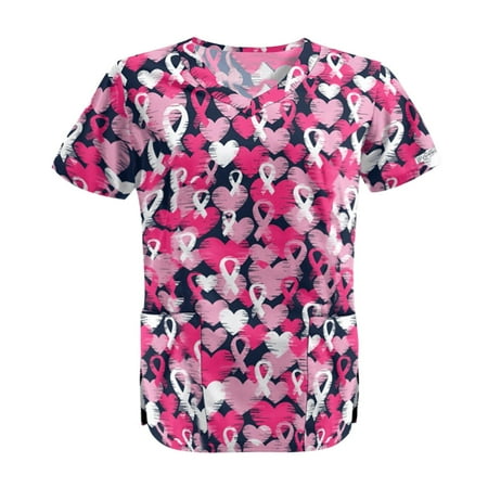 Leylayray Working Uniforms Scrub Tops Cartoon Pattern Turtle Neck Short Sleeve T Shirts Basic Flannel Shirts for Women
Leylayray Working Uniforms Scrub Tops Cartoon Pattern Turtle Neck Short Sleeve T Shirts Basic Flannel Shirts for Women