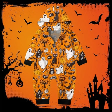 GHSuoui Halloween Parent Child Colorful Skeleton Printed Hooded Zipper Home Jumpsuit (Baby)
GHSuoui Halloween Parent Child Colorful Skeleton Printed Hooded Zipper Home Jumpsuit (Baby)