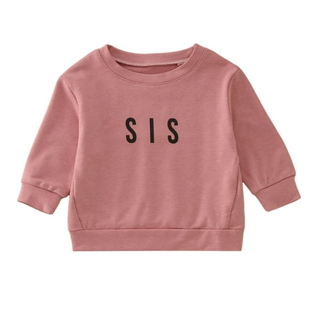 LLDYYDS Children Boy Girl Fall Letters SIS Simple Pullover Sweatshirt Autumn Clothes
LLDYYDS Children Boy Girl Fall Letters SIS Simple Pullover Sweatshirt Autumn Clothes