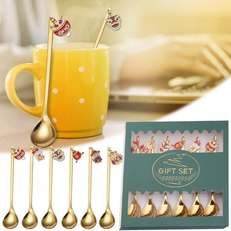 Kitchen gadgets cookware sets utensils accessories 6-piece Set New Year Tableware Dessert Spoon Stirring
Kitchen gadgets cookware sets utensils accessories 6-piece Set New Year Tableware Dessert Spoon Stirring