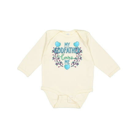 Inktastic My Godfather Loves Me- Painted Flowers and Hearts Gift Baby Boy or Baby Girl Long Sleeve Bodysuit
Inktastic My Godfather Loves Me- Painted Flowers and Hearts Gift Baby Boy or Baby Girl Long Sleeve Bodysuit