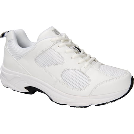 Men s Drew Lightning II White Leather/White Mesh 11.5 M