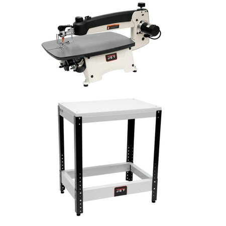 

Jet Jwss-22B Scroll Saw 22 With Foot Switch And Universal Stand Bundle