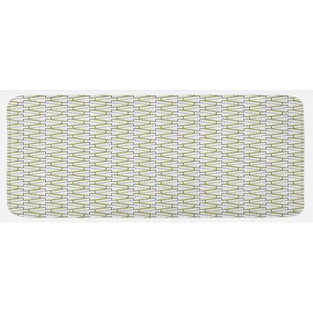 Yellow and White Kitchen Mat Yellow Surfaces Pattern Brick Design with Cubism Inspirations Plush Decorative Kitchen Mat with Non Slip Backing 47 X 19 Yellow Black White by Ambesonne 
Yellow and White Kitchen Mat Yellow Surfaces Pattern Brick Design with Cubism Inspirations Plush Decorative Kitchen Mat with Non Slip Backing 47 X 19 Yellow Black White by Ambesonne