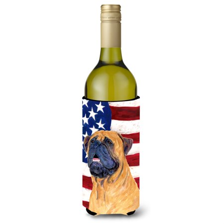 USA American Flag with Bullmastiff Wine Bottle Beverage Insulator Beverage Insulator Hugger SS4004LITERK
USA American Flag with Bullmastiff Wine Bottle Beverage Insulator Beverage Insulator Hugger SS4004LITERK