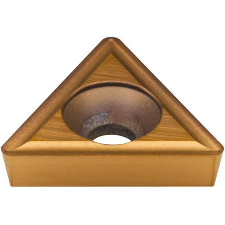 Hertel TPGH322 Grade HP520B Carbide Boring Insert TiN Finish 60° Triangle 11° Relief Angle 3/8 Inscr Circle 1/8 Thick 1/32 Corner Radius
Hertel TPGH322 Grade HP520B Carbide Boring Insert TiN Finish 60° Triangle 11° Relief Angle 3/8 Inscr Circle 1/8 Thick 1/32 Corner Radius